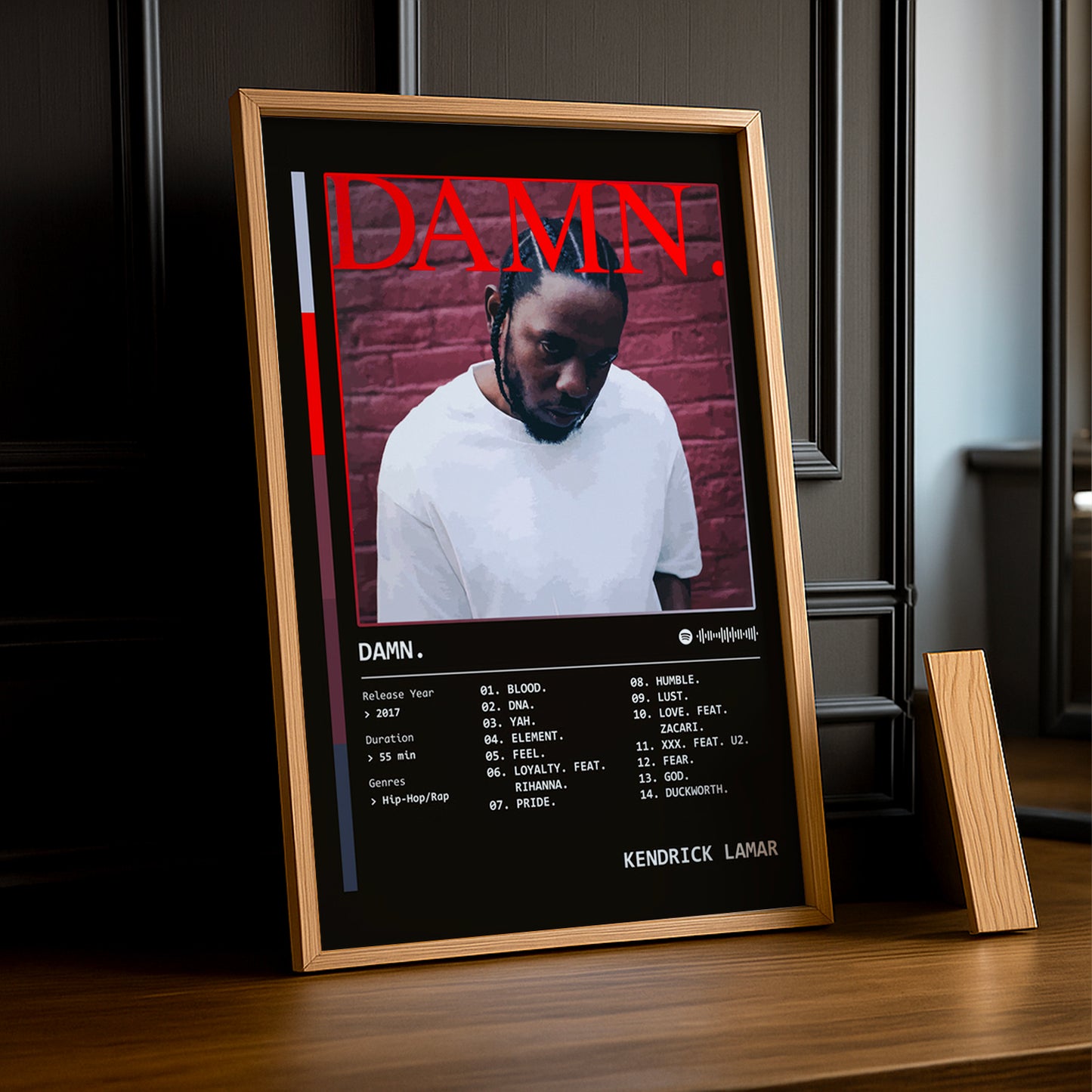 Cadre photo Kendrick Lamar Damn