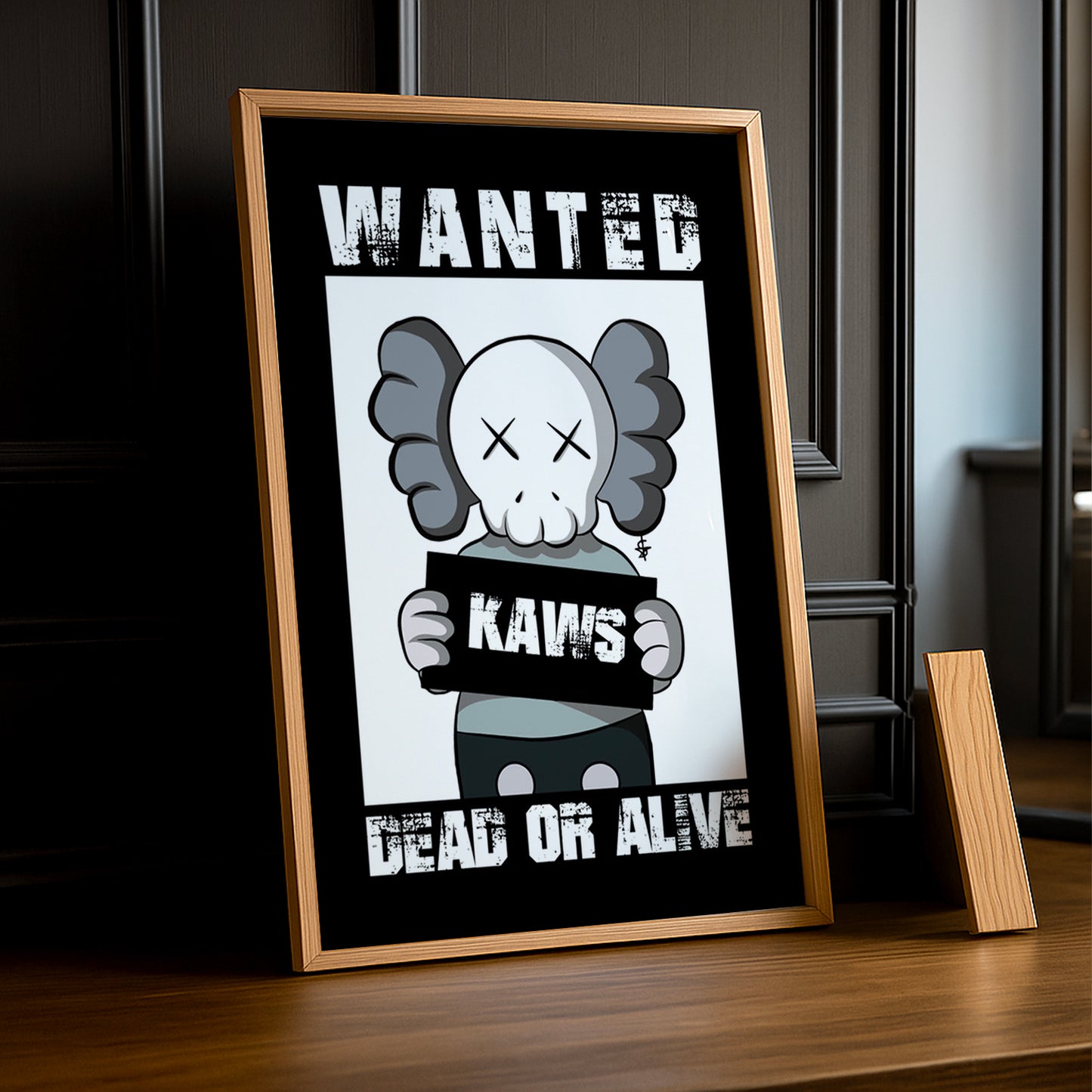 Poster Kaws Wanted