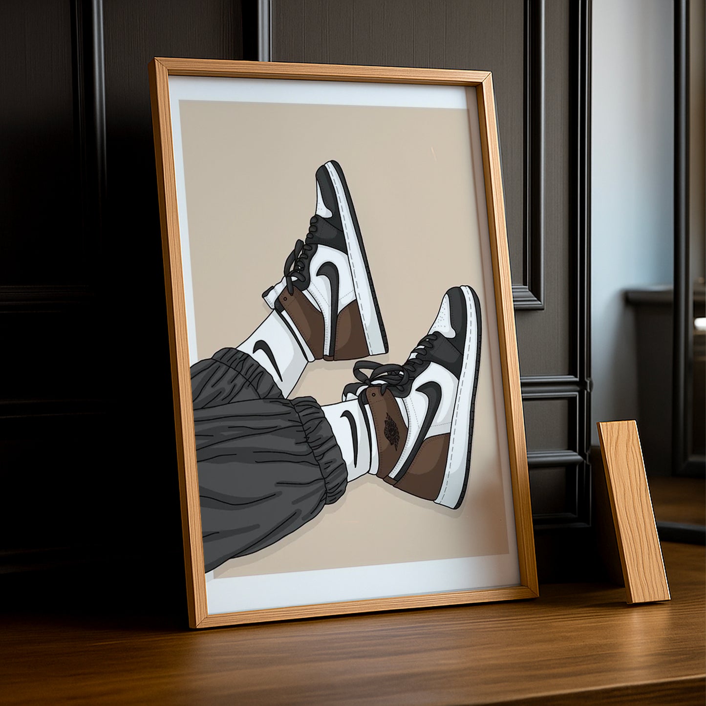 Cadre Photo Nike - AJ1 Brown