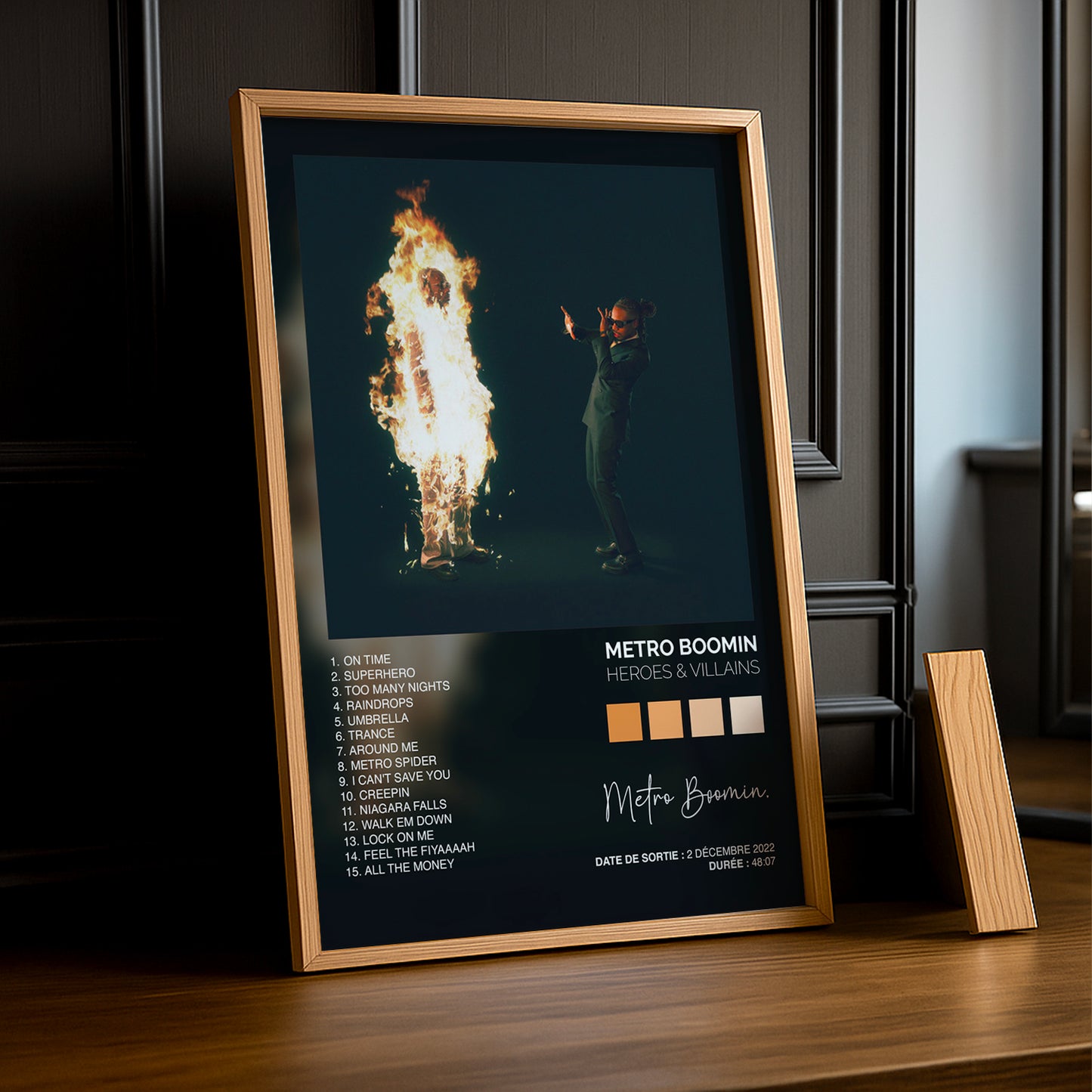 Poster Metro Boomin - Album Heroes & Villains