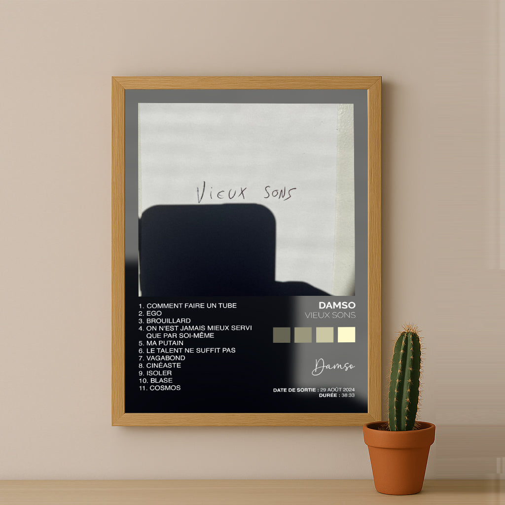 Poster Damso – Album Vieux sons