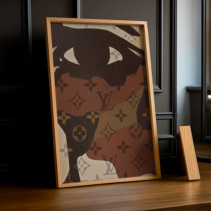 Cadre photo Louis Vuitton motif