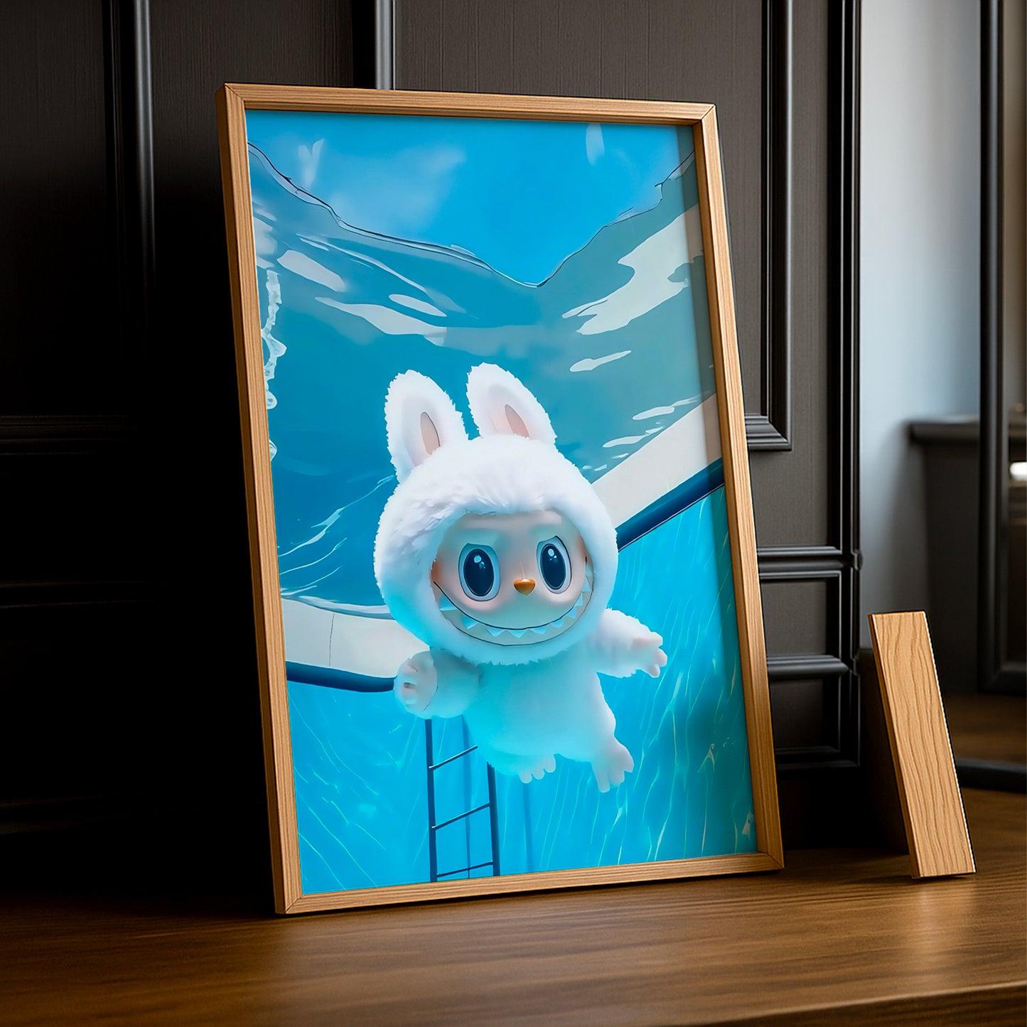 Poster Labubu - Nage