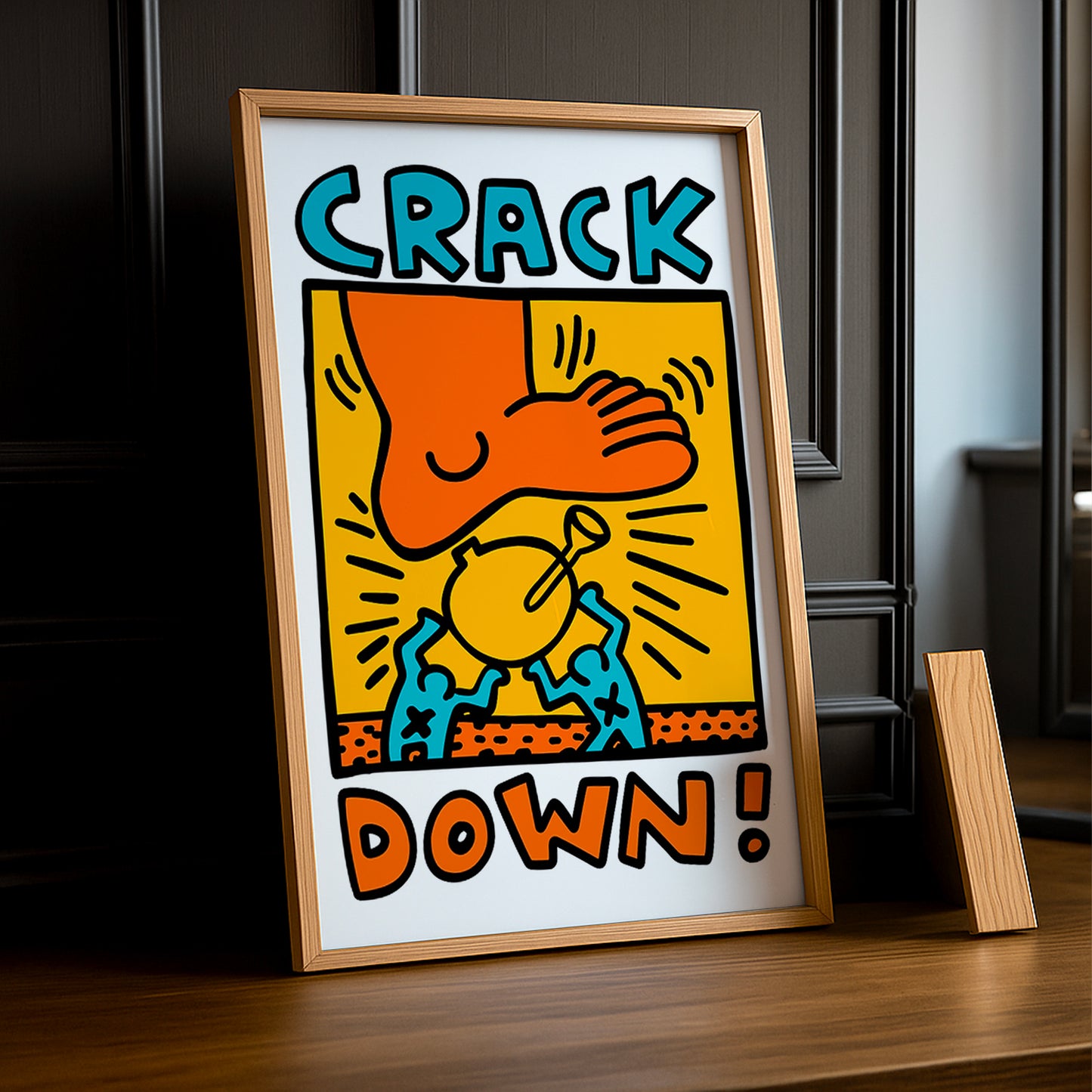 Cadre photo Keith Haring