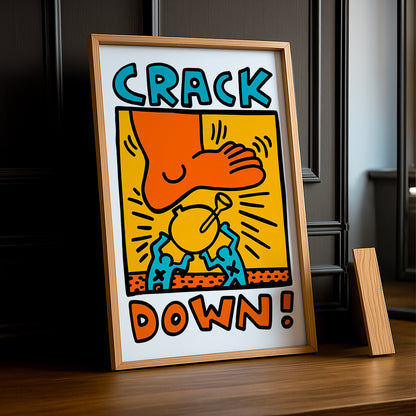 Cadre photo Keith Haring