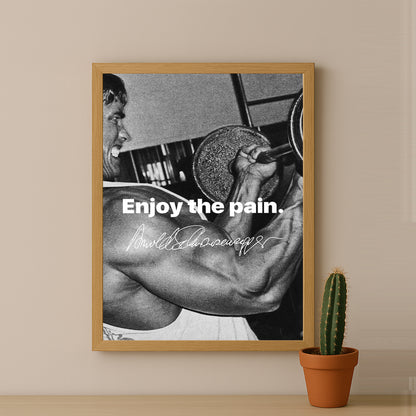 Cadre photo Motivation - Enjoy The Pain