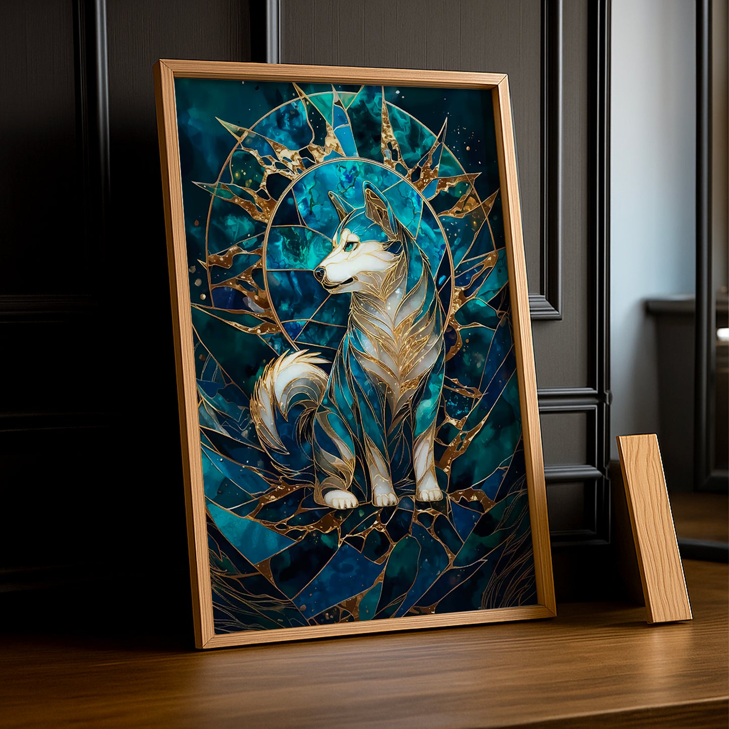 Cadre Photo Chien - Golden