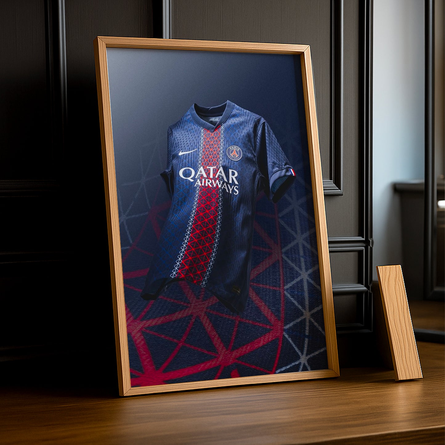 Poster Maillot Football - Paris Saint-Germain Domicile 2025-2026