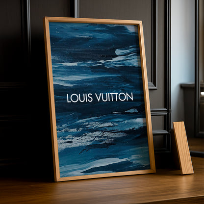 Cadre photo Louis Vuitton - Aesthetic Blue