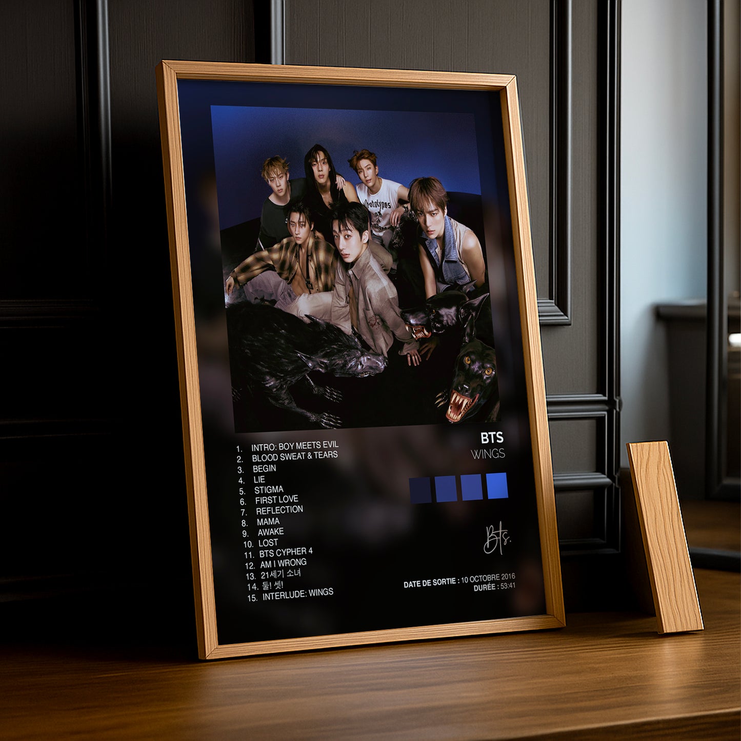 Cadre Photo K-Pop - BTS Wings