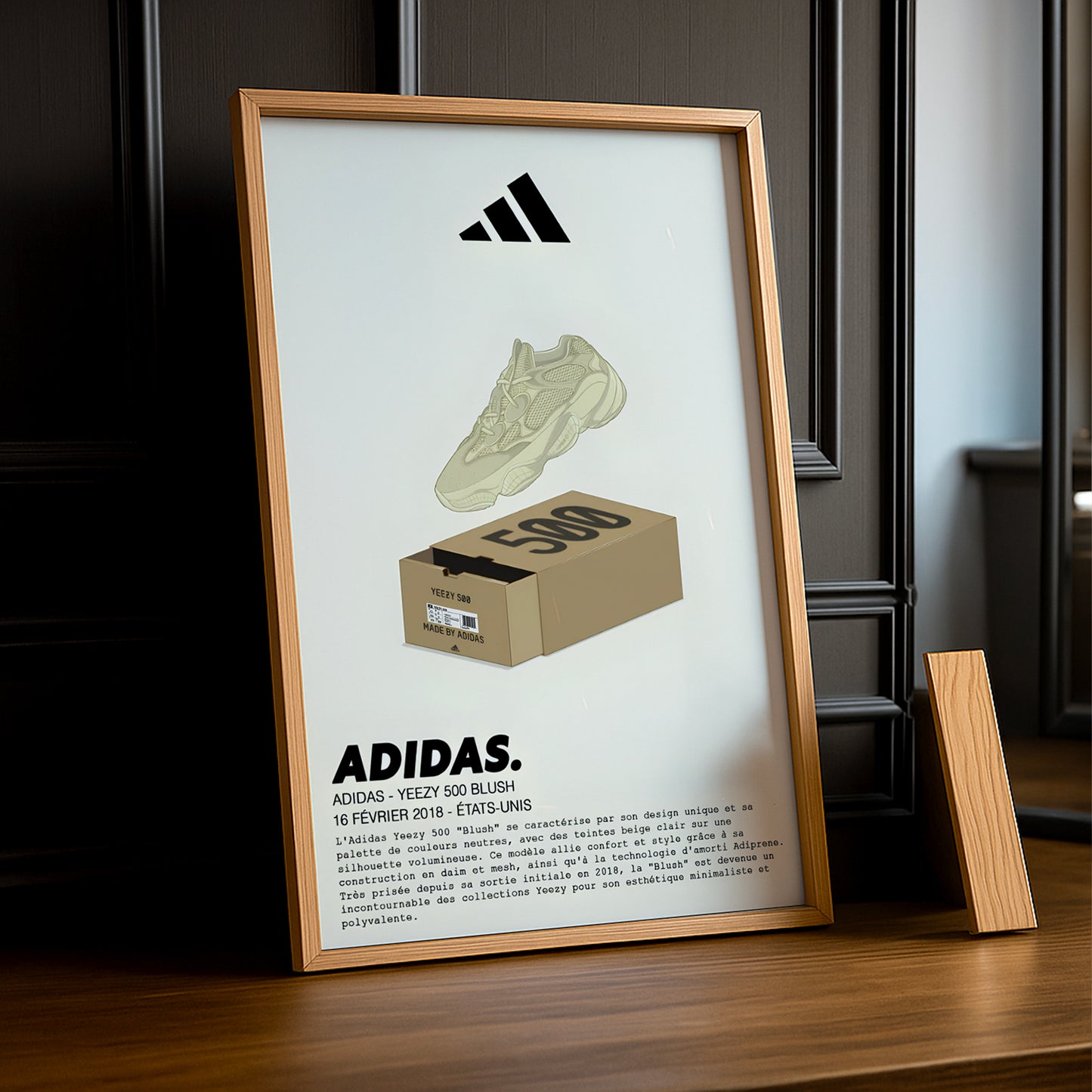 Adidas Yeezy 500 Blush Fotorahmen 