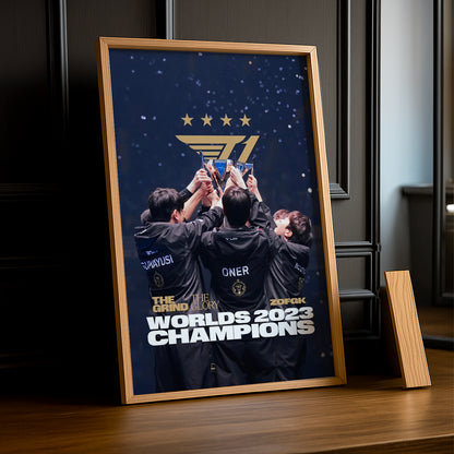 Cadre Photo SK Telecom T1 - Worlds Champion 2023