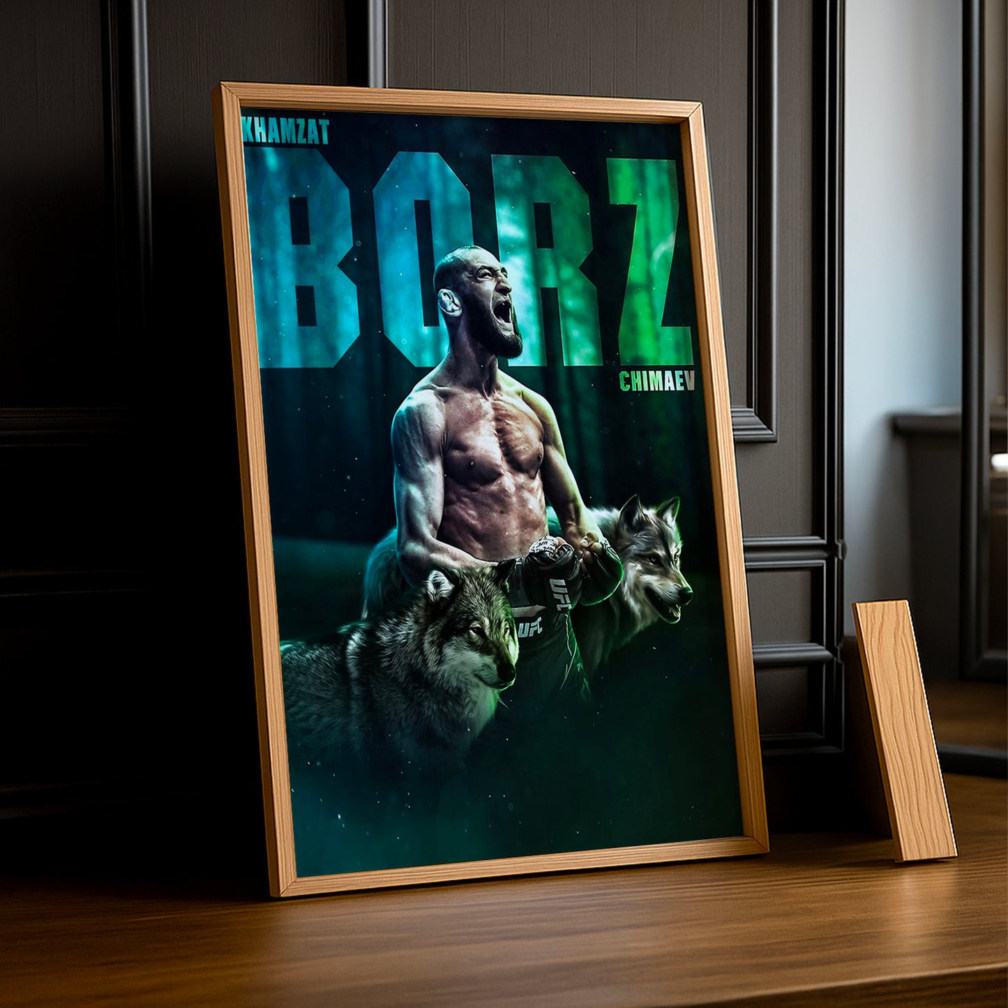 Cadre photo Khamzat Chimaev Borz UFC