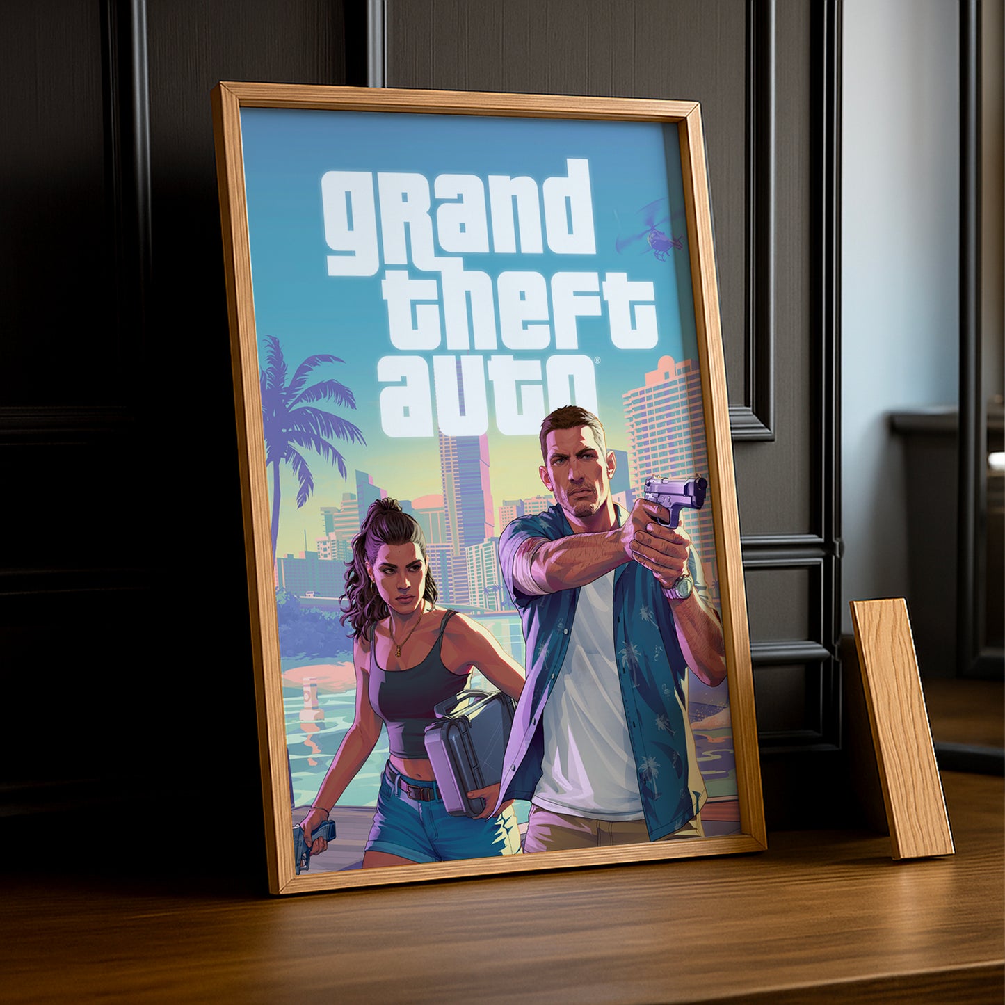 Poster Grand Theft Auto VI - Jason et Lucia
