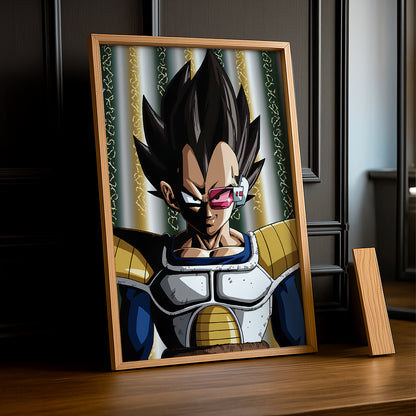 Poster Dragon Ball Z - Vegeta Villain