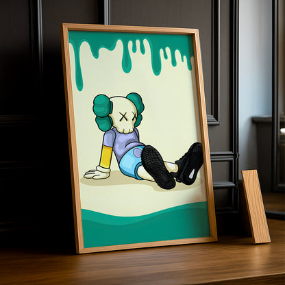 Cadre photo Kaws - Gluant