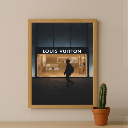 Cadre photo Louis Vuitton by night