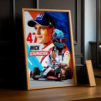 Cadre photo Mick Schumacher Formule 1