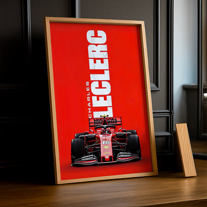Cadre photo Charles Leclerc Formula 1