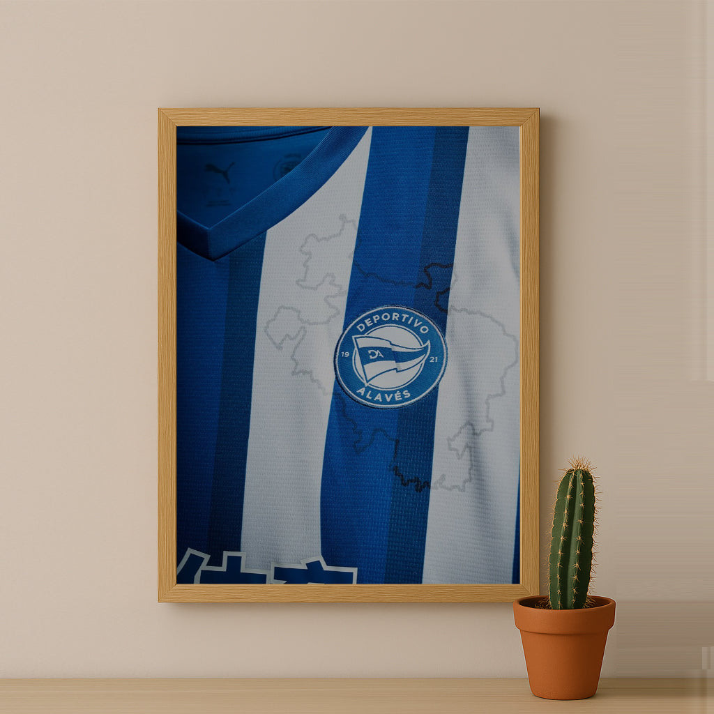 Cadre photo - Maillot Alaves 25-26
