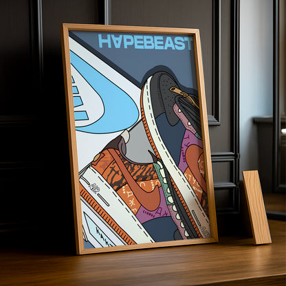 Cadre photo Air Force 1 x Travis Scott