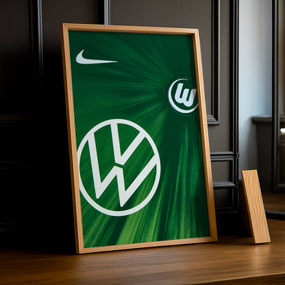 Poster Maillot Football - Wolfsburg Kit 25-26