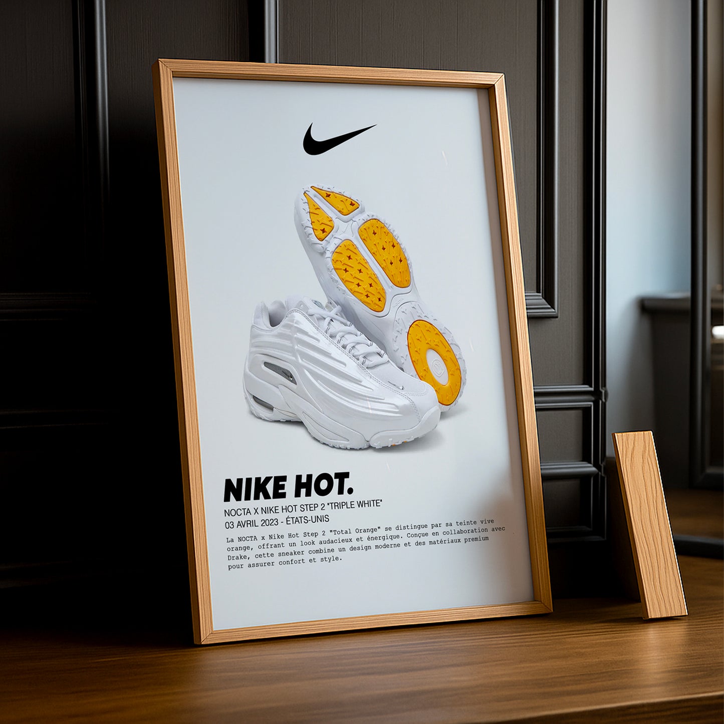 Cadre photo Nocta x Nike Hot Step 2 Triple White
