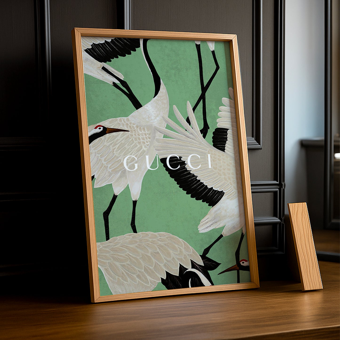 Cadre Photo Gucci - Autruches Blanche