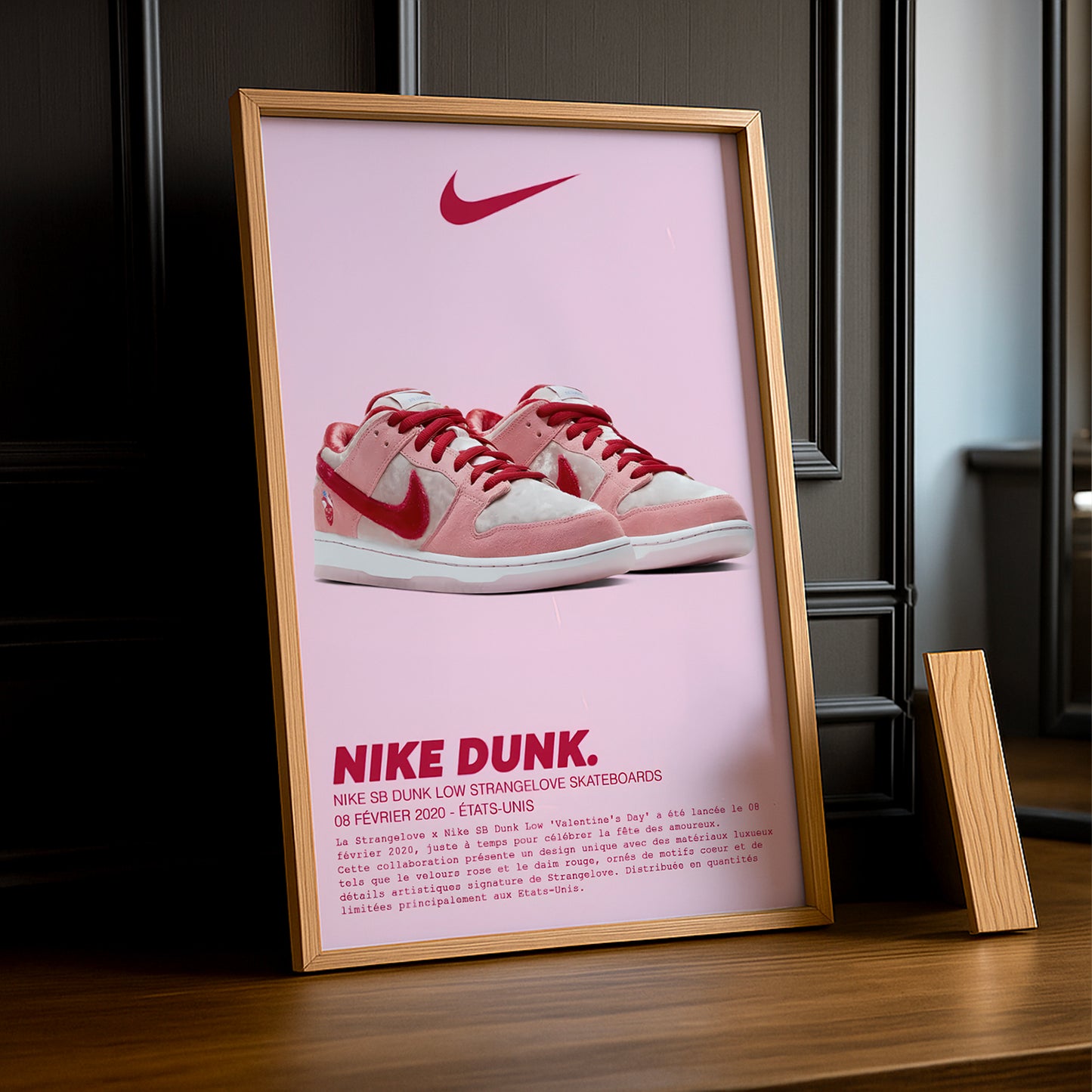 Cadre photo Nike SB Dunk Low Strangelove Skateboards