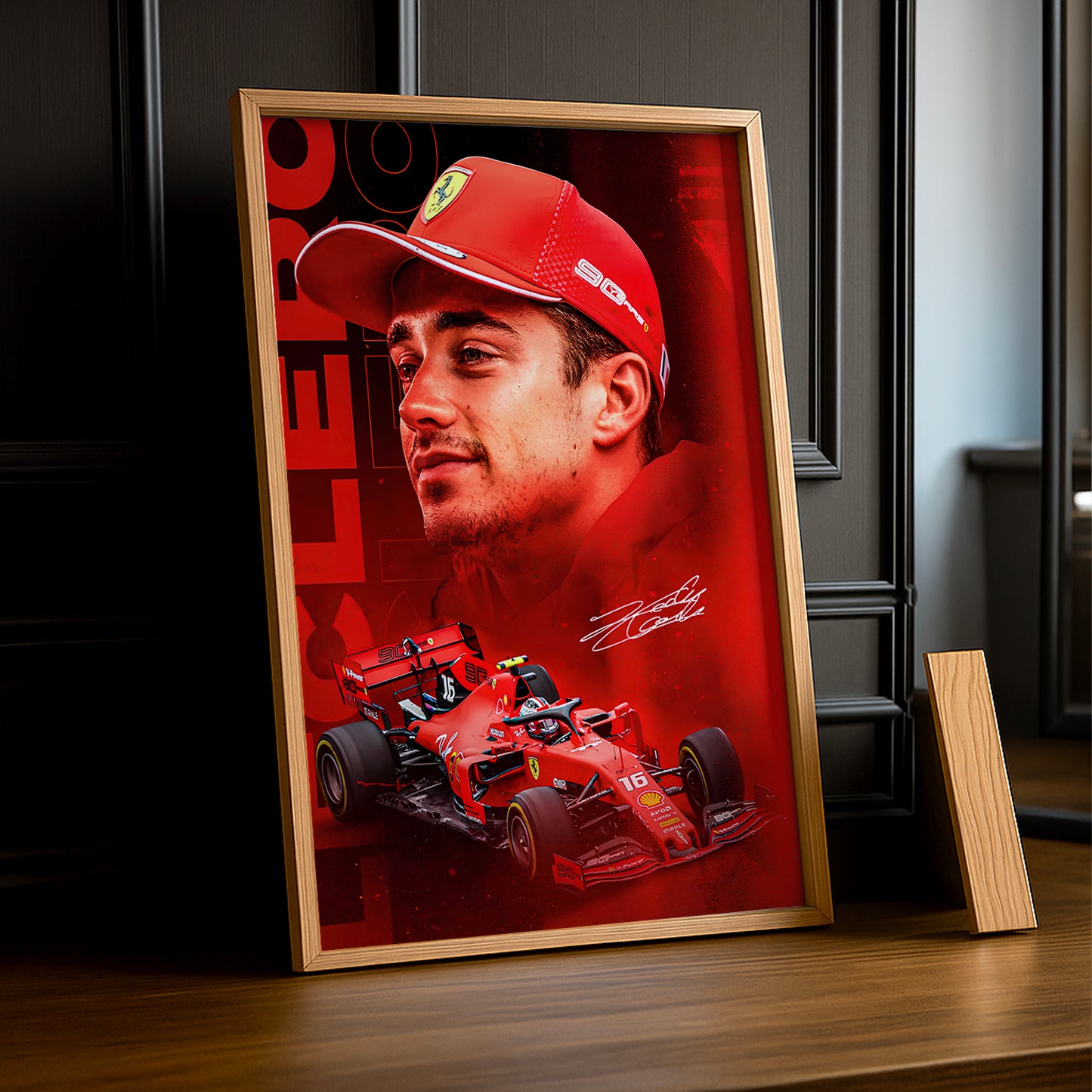 Cadre photo Charles Leclerc Formula 1