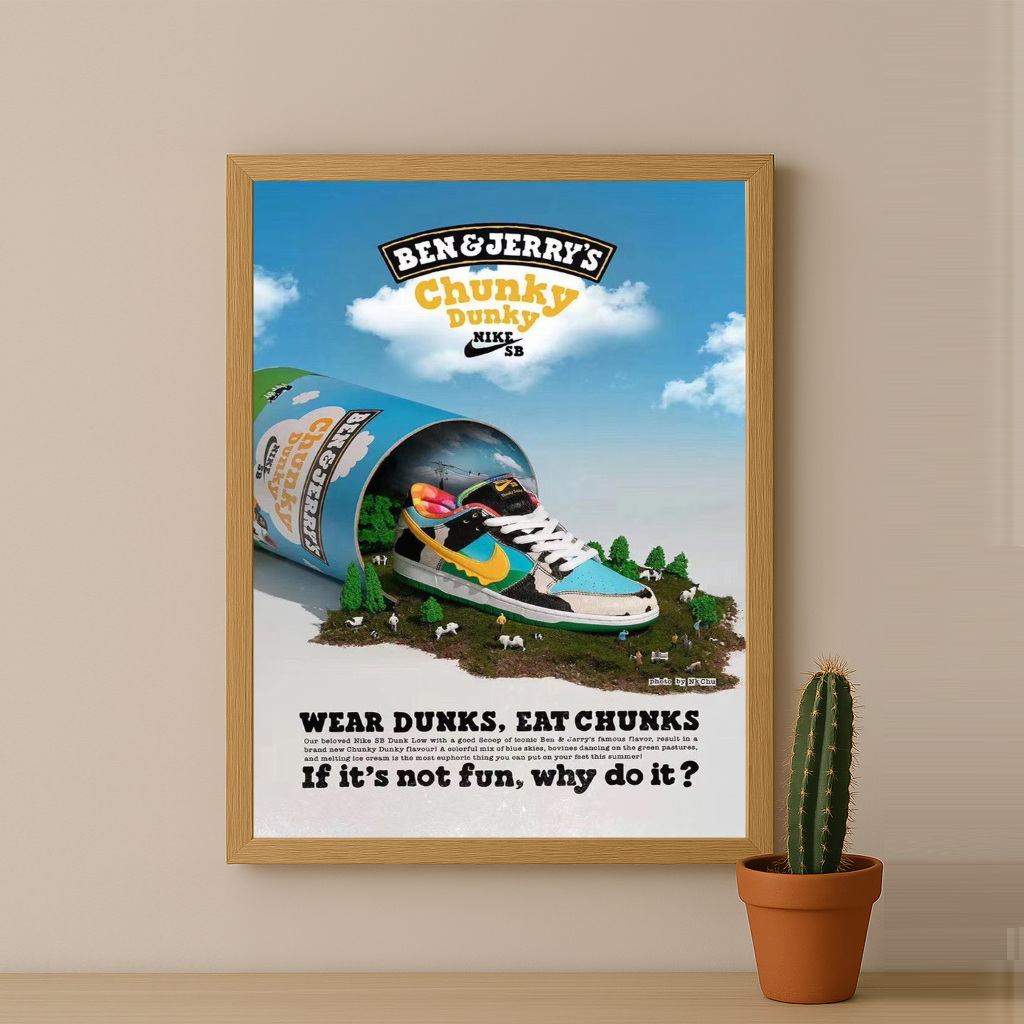 Poster Nike Ben & Jerry's Chunky Dunky