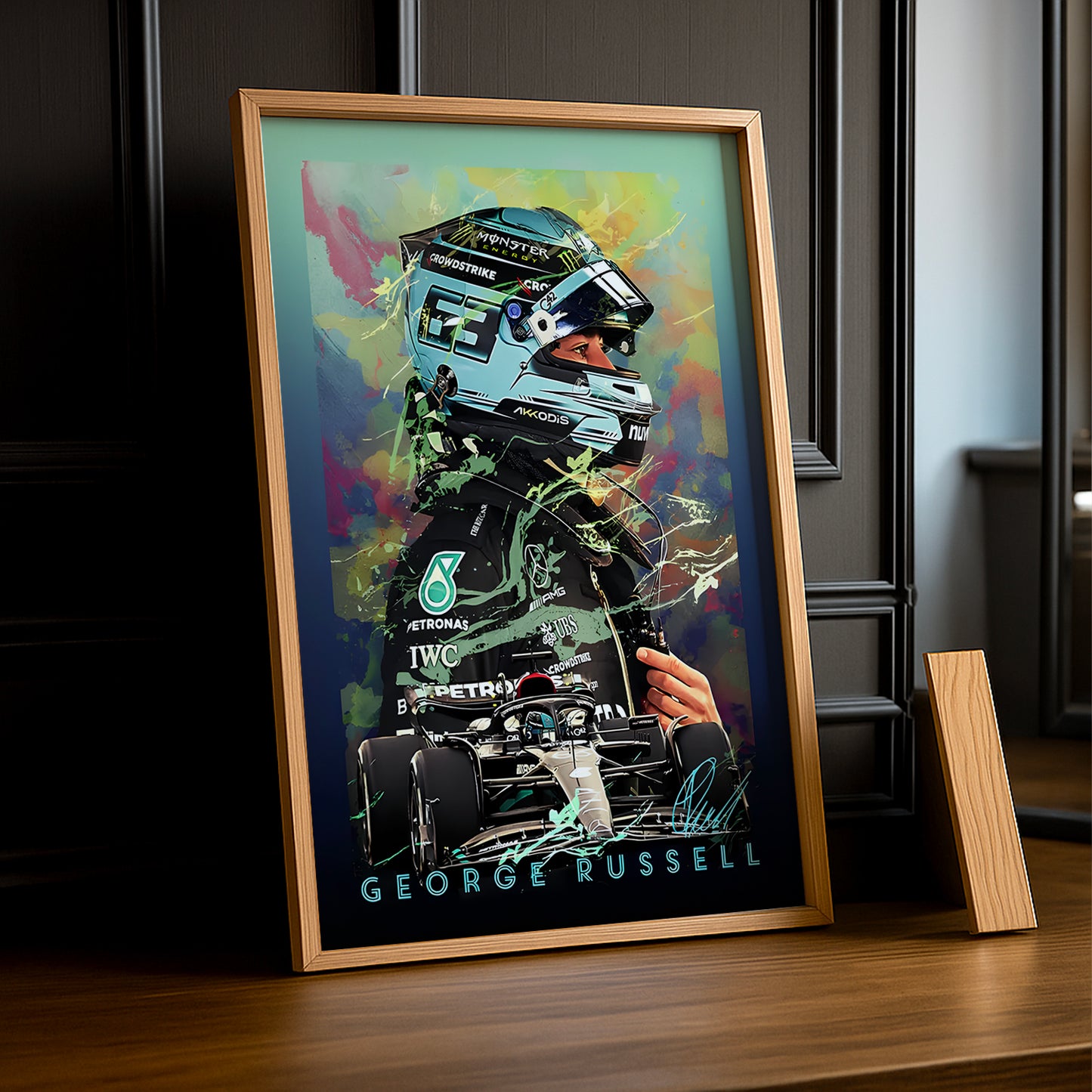 Cadre photo George Russel Formule 1