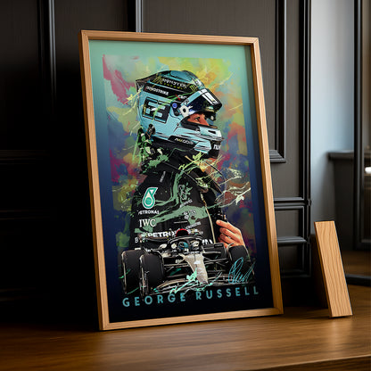 Cadre photo George Russel Formule 1
