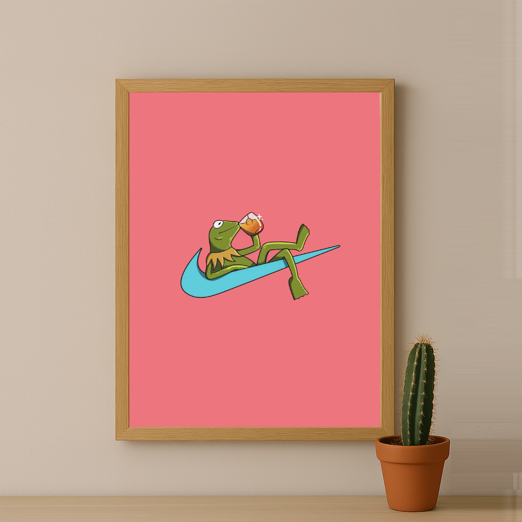 Poster Nike logo art