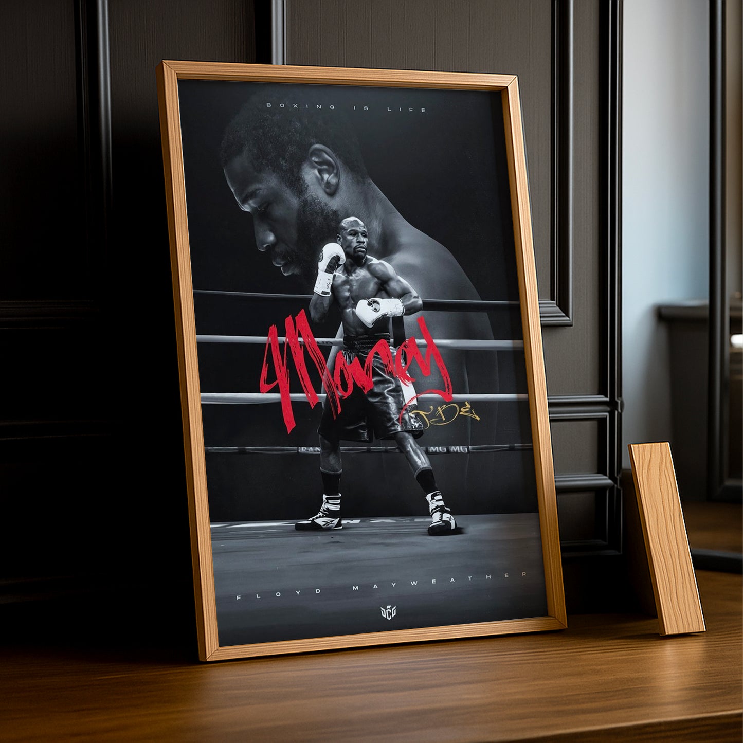 Cadre Photo Boxe - Floyd Mayweather Boxing