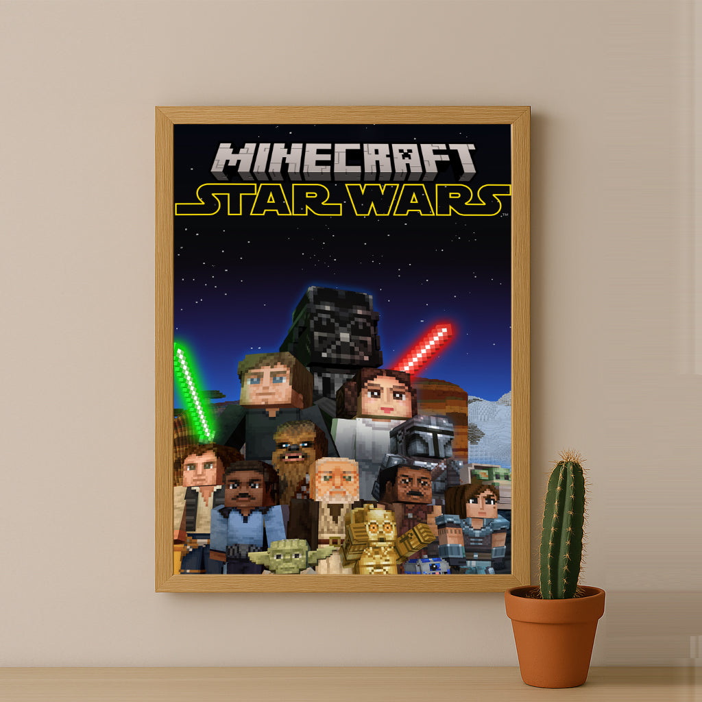 Cadre photo Minecraft - Star Wars