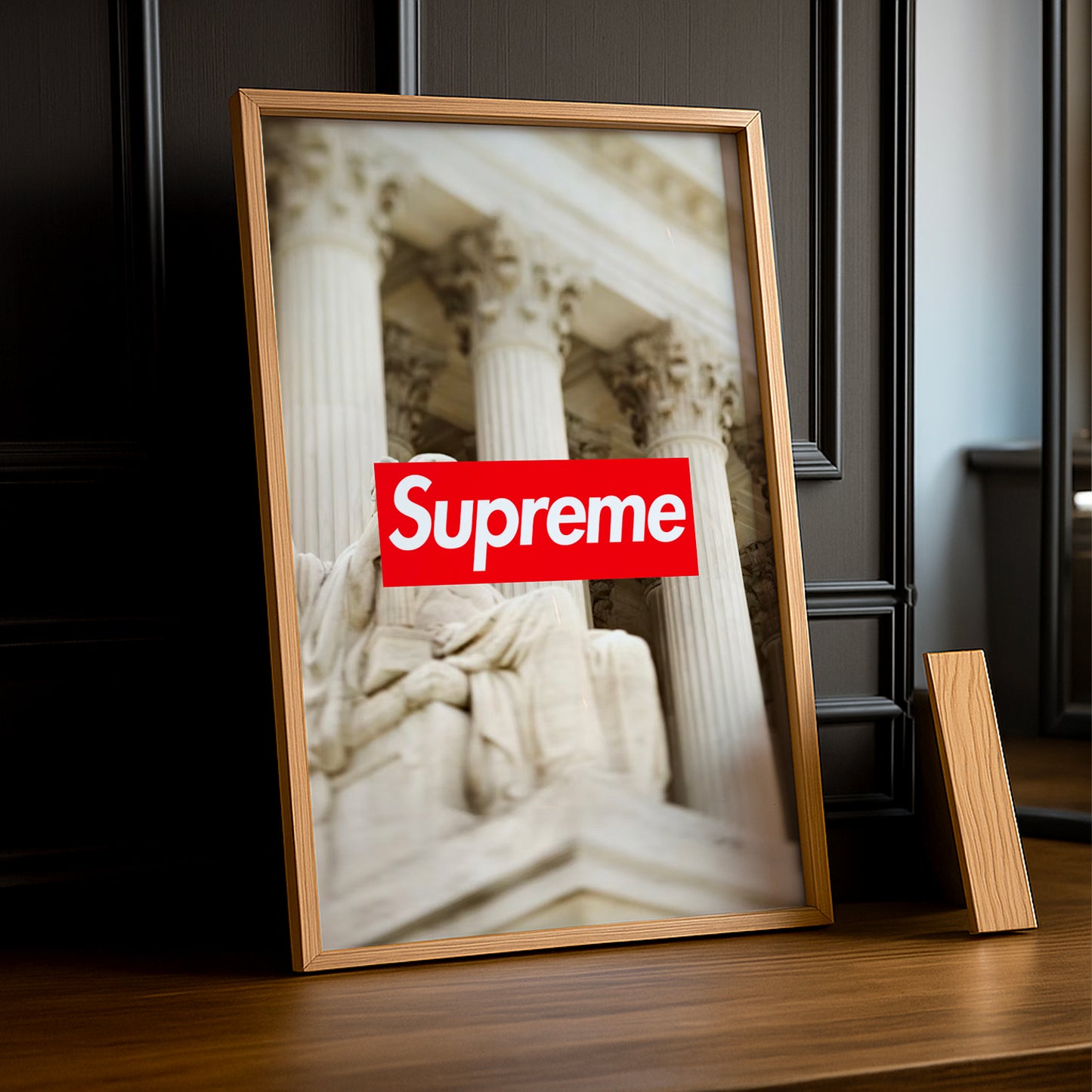 Poster Supreme - Monument Blanc