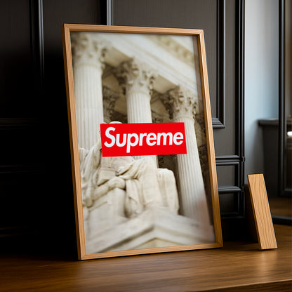 Poster Supreme - Monument Blanc