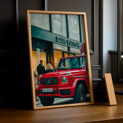 Cadre photo Louis Vuitton x Mercedes Classe G