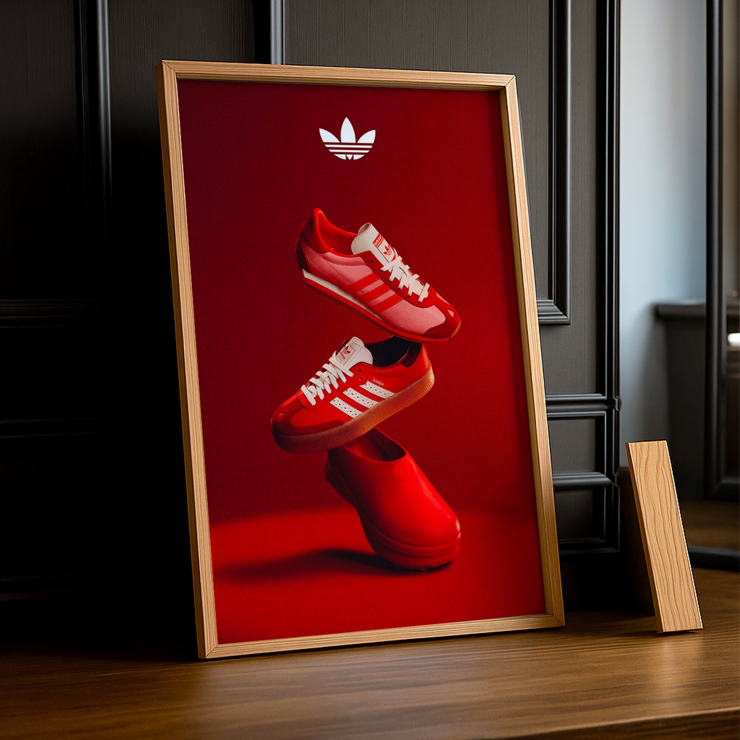 Cadre photo Adidas - Gazelle Rouge