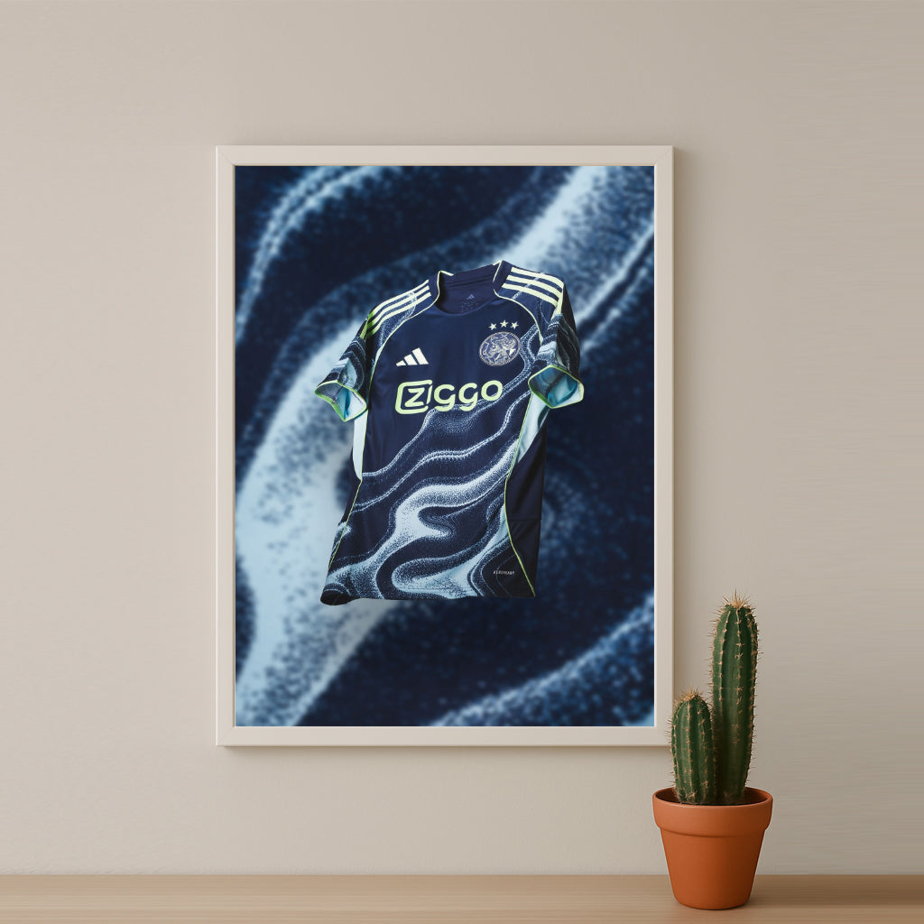 Poster Maillot Football - Ajax Amsterdam 2025-2026