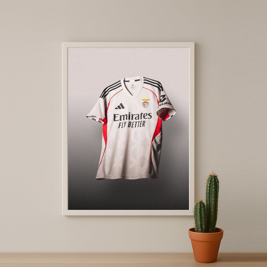 Poster Maillot Football - Benfica 2025-2026