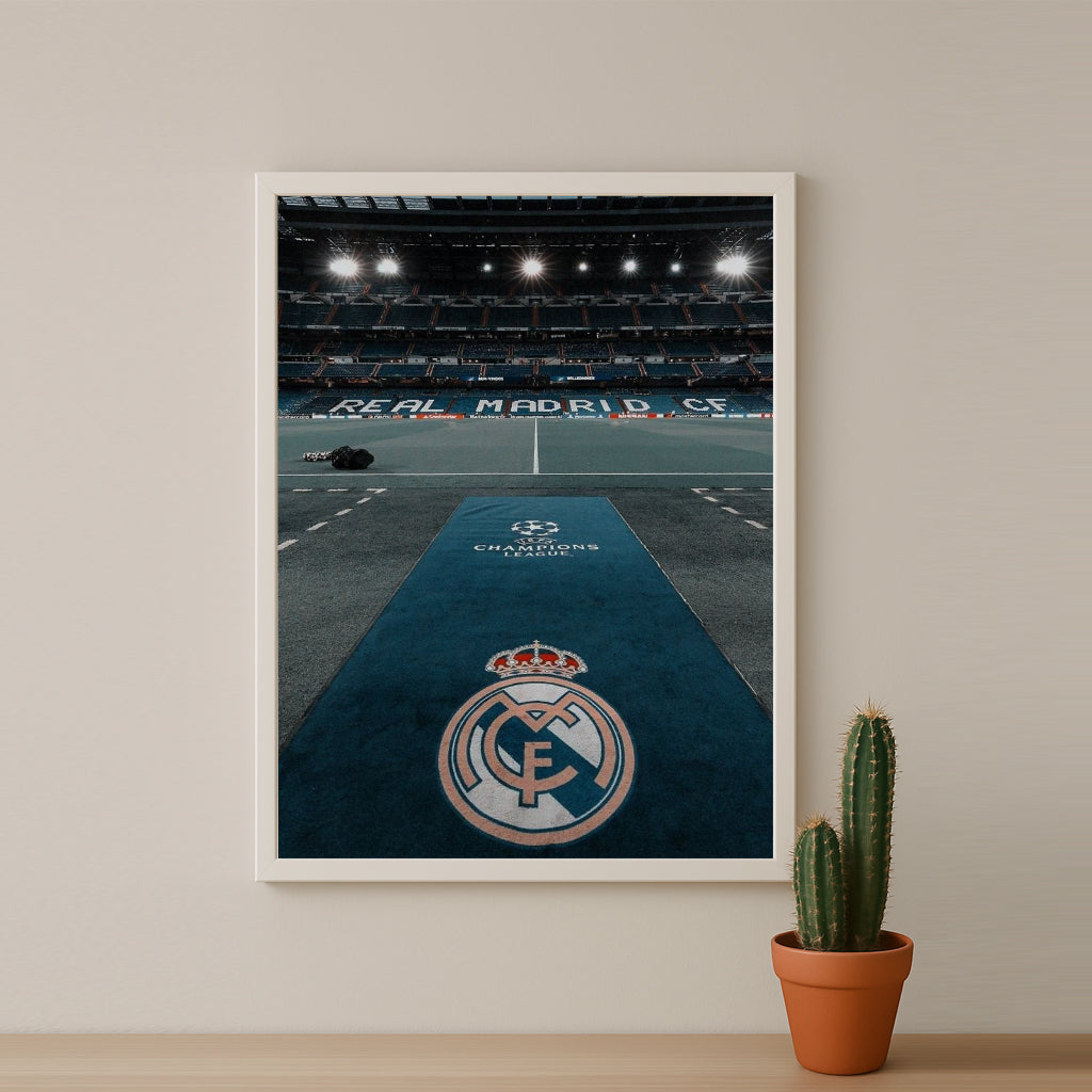 Poster encadrée Real Madrid - Stade Bernabeu