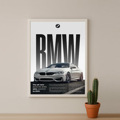 Poster Voitures - BMW M4 F82