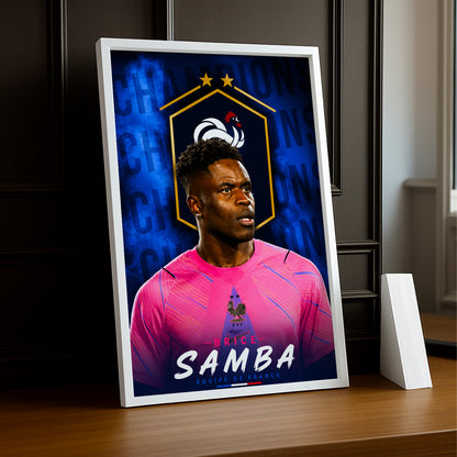 Cadre Photo Brice Samba – Équipe de France TonCadre