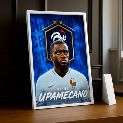 Cadre Photo Dayot Upamecano – Équipe de France TonCadre