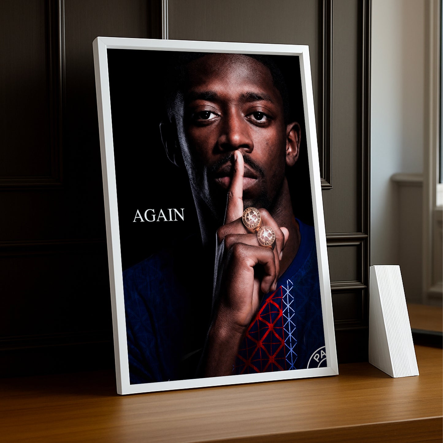 Cadre Photo Dembélé – "Again" Silence PSG Back 2 Back Champions League TonCadre