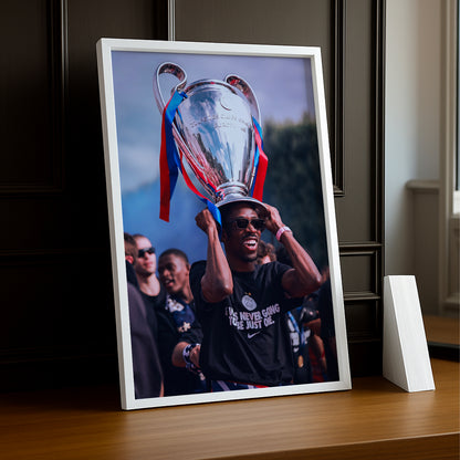 Cadre Photo Dembélé – "It Was Never Going To Be Just One" Parade PSG 2026 TonCadre