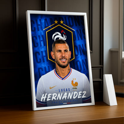 Cadre Photo Lucas Hernandez – Équipe de France TonCadre