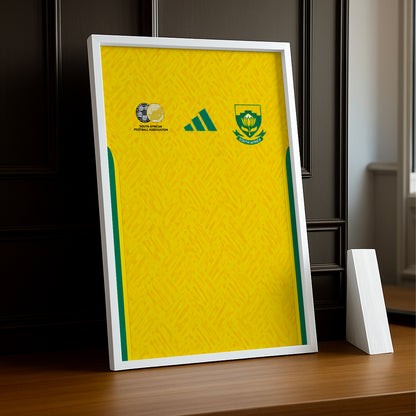 Cadre Photo Maillot Afrique du Sud – Domicile Coupe du Monde 2026 TonCadre